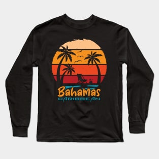 Bahamas Caribbean Island vintage Long Sleeve T-Shirt